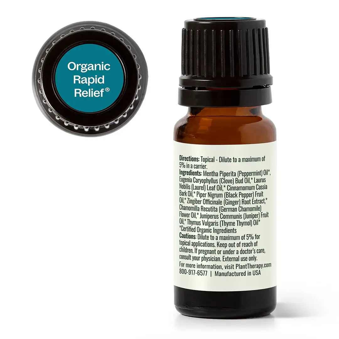 Organic Rapid Relief Essential Oil Blend 10 mL